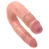 King Cock - dobbelt dildo - medium - natur