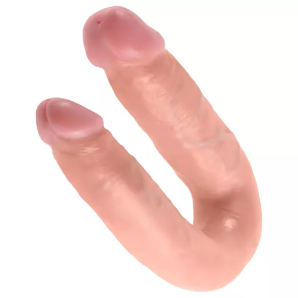 King Cock - dobbelt dildo - medium - natur