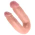 King Cock - dobbelt dildo - medium - natur