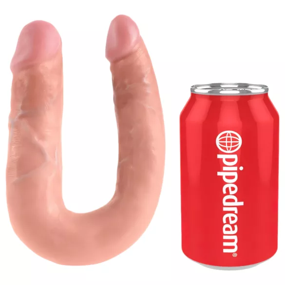 King Cock - dobbelt dildo - medium - natur