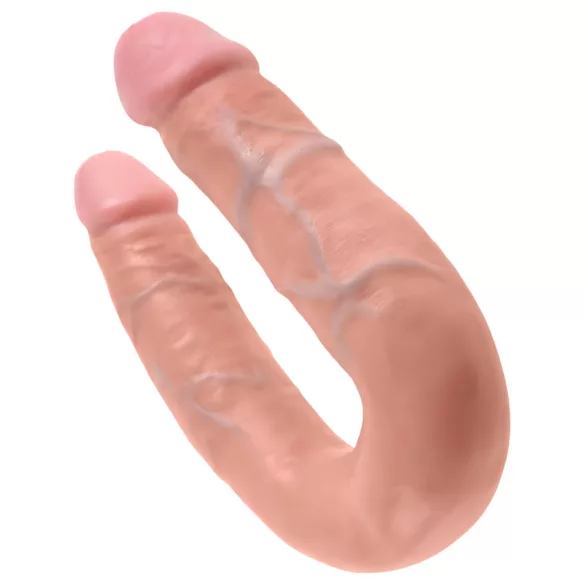 King Cock - dobbelt dildo - medium - natur