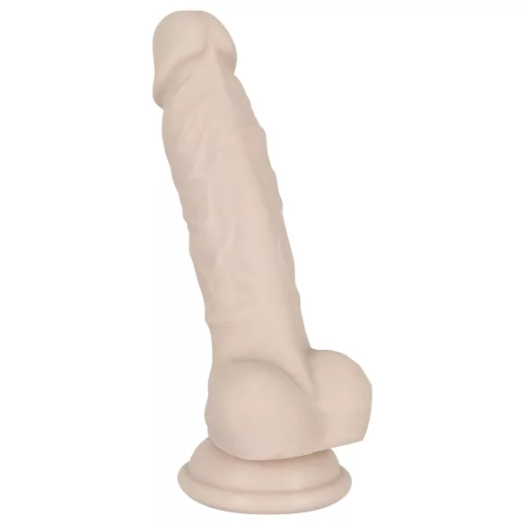 You2Toys - dildo med sugekop - mellem størrelse - silikone - natur