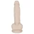 You2Toys - dildo med sugekop - mellem størrelse - silikone - natur
