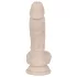You2Toys - dildo med sugekop - mellem størrelse - silikone - natur