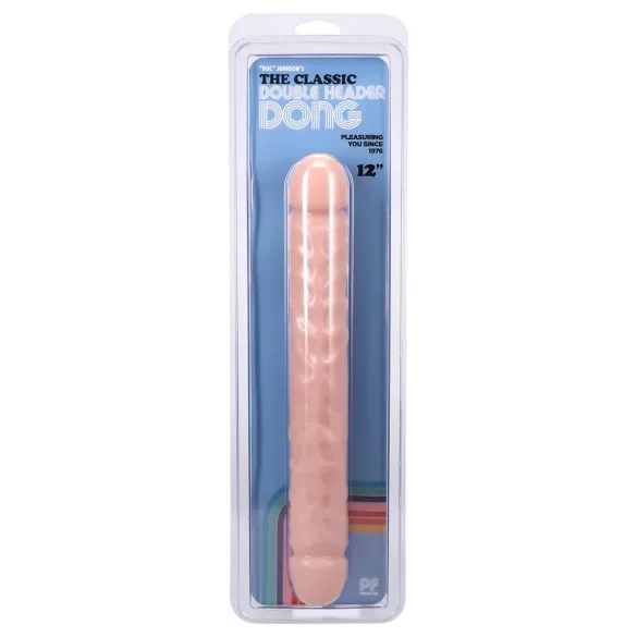 Doc Johnson - dobbelt dildo - naturfarvet - 30,5 cm