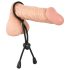 Bad Kitty - Silikone Penis- & Kuglering (Sort)