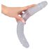 Krystal dobbel dildo (34 cm)