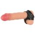 You2Toys - Latex penis- og kuglemanchet - sort