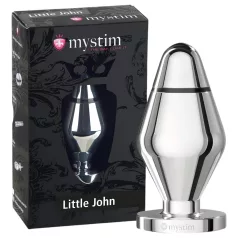 mystim Little John - lille elektro-analplug (sølv)