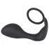 Black Velvets - analplug med penisring - sort