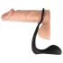 Black Velvets - analplug med penisring - sort
