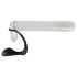 Sort Velvet - anal plug med penisring (sort)