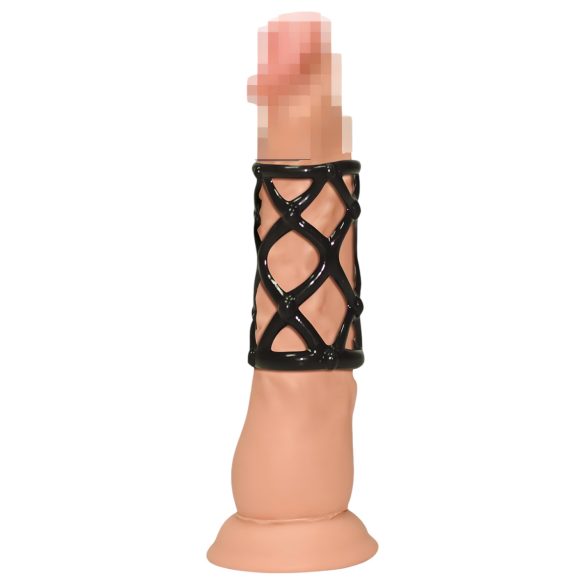You2Toys - penisring - fleksibel stimulation - sort