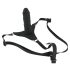 You2Toys - Silikone Strap-On - fastspændelig dildo (sort)
