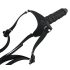 You2Toys - Silikone Strap-On - fastspændelig dildo (sort)