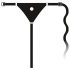 You2Toys - Silikone Strap-On - fastspændelig dildo (sort)