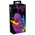 Colorful JOY - silikone anal plug - mellem (lilla)