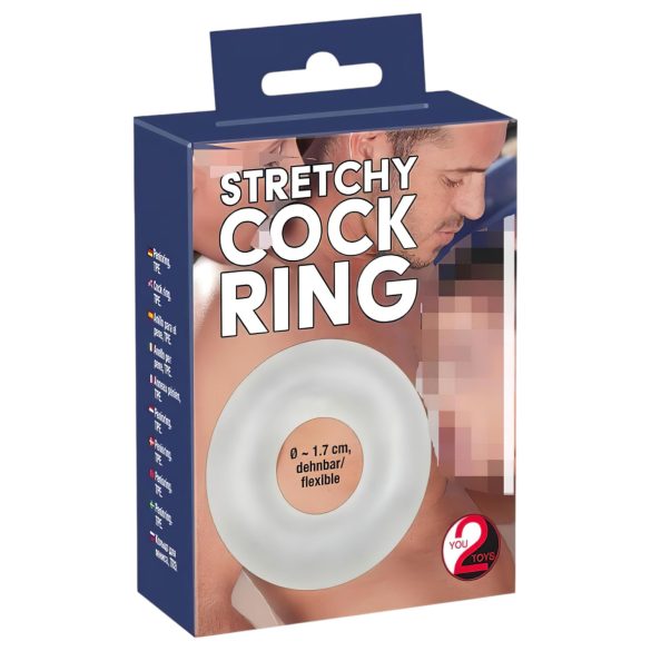 You2Toys - silikone penisring (gennemsigtig)