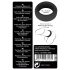 Black Velvet - kraftig penisring (3,2 cm) - sort