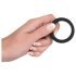 Sort Velvet - Tykk penisring (3,8 cm) - Sort