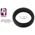 Black Velvets - penisring - tykvægget - 3,8 cm - sort