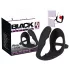 Black Velvets - analdildo med penisring og kuglering - sort