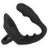 Black Velvets - analdildo med penisring og kuglering - sort