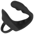 Black Velvets - analdildo med penisring og kuglering - sort