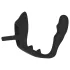 Black Velvets - analdildo med penisring og kuglering - sort