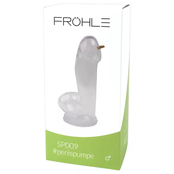 Fröhle - penis pumpe cylinder - udskiftning - medicinsk - 25cm
