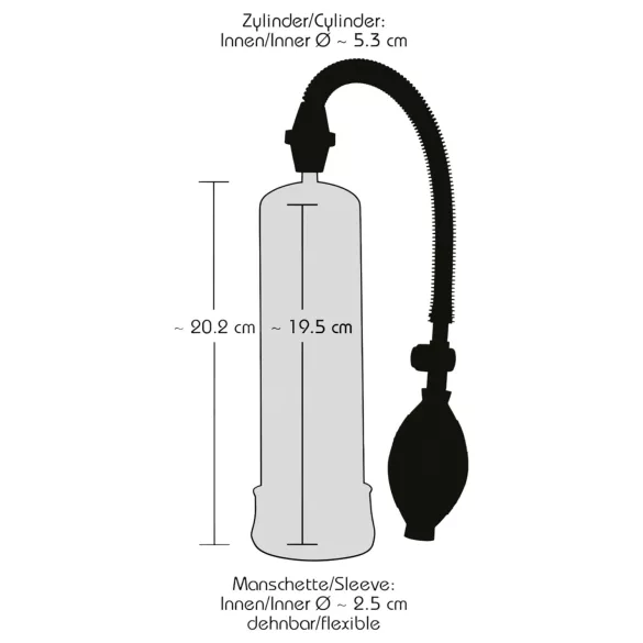 Bang Bang - penis pumpe - manuel - sort