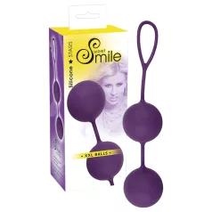 SMILE - gésakugler - stor størrelse - lilla