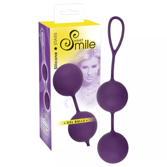 SMILE - gésakugler - stor størrelse - lilla
