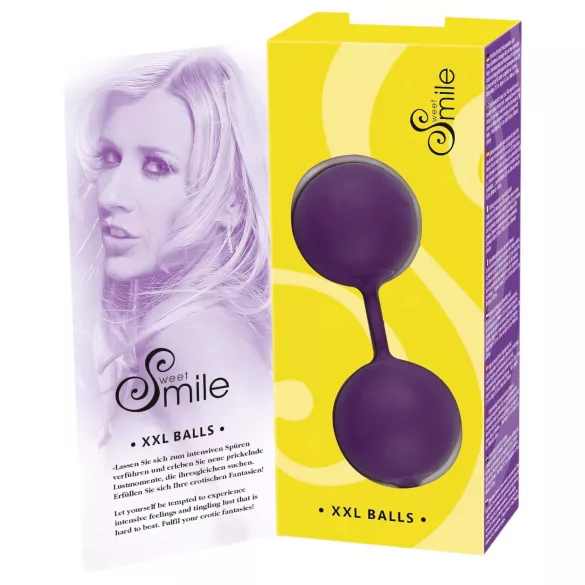 SMILE - gésakugler - stor størrelse - lilla