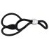 You2Toys - Tripla, justerbar penis- og kuglering (sort)