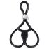 You2Toys - Tripla, justerbar penis- og kuglering (sort)