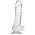 Krystalklar sugekop dildo