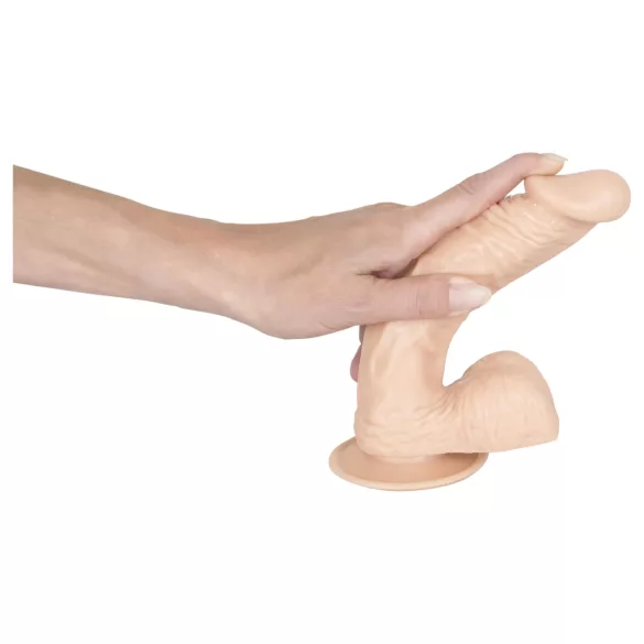 You2Toys - Europæisk elsker - dildo med testikler - medium (natur)