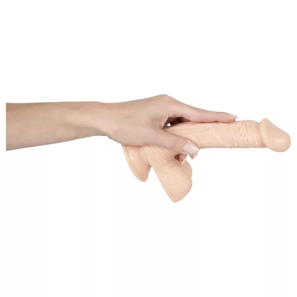 You2Toys - Europæisk elsker - dildo med testikler - medium (natur)