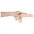 You2Toys - Europæisk elsker - dildo med testikler - medium (natur)
