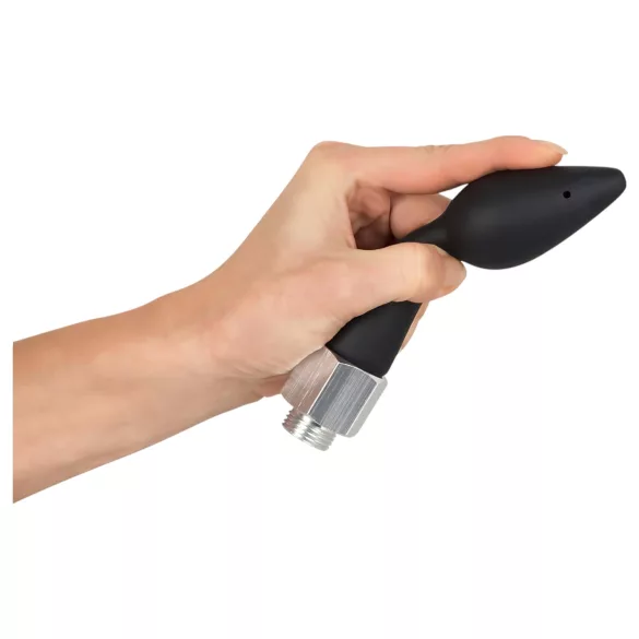 You2Toys - anal bruserhoved - kegleformet - silikone sort