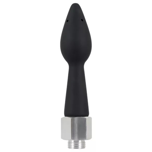 You2Toys - anal bruserhoved - kegleformet - silikone sort