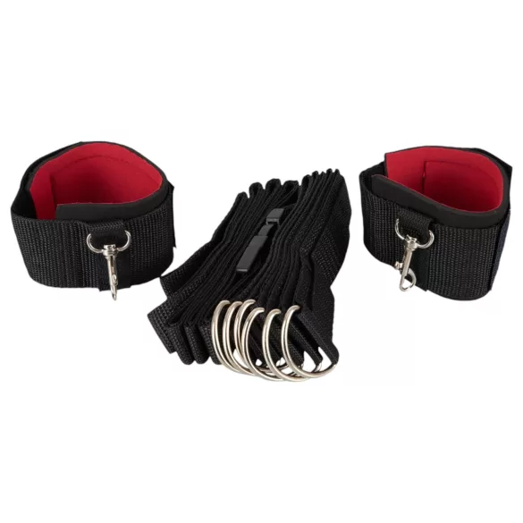 You2Toys - sengestropper sæt - 3 dele - bondage tilbehør