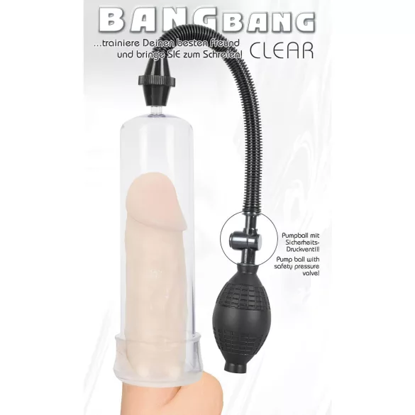 You2Toys - Bang Bang penispumpe (gennemsigtig)