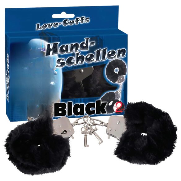 You2Toys - Plysbånd med håndjern - sort