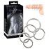 Bad Kitty - Metal Penis Ring Sæt (5 stk)