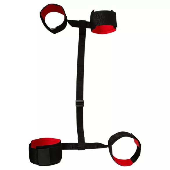 You2Toys - hånd- og ankelmanchetter - justerbare - sort