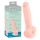 Medicinsk silikone dildo (18 cm) - naturlig
