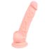 Medicinsk silikone dildo (18 cm) - naturlig