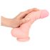 Medicinsk silikone dildo (20 cm) - naturlig